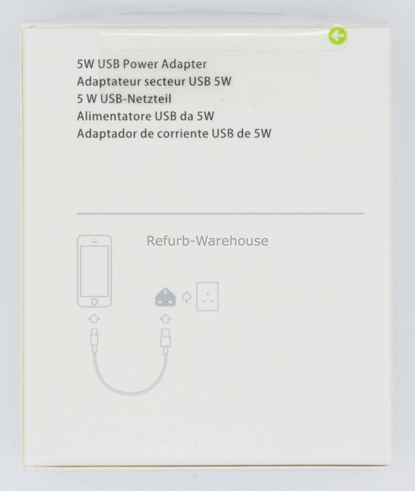 Apple 5W USB Power Adapter A1399 — Refurb-Warehouse